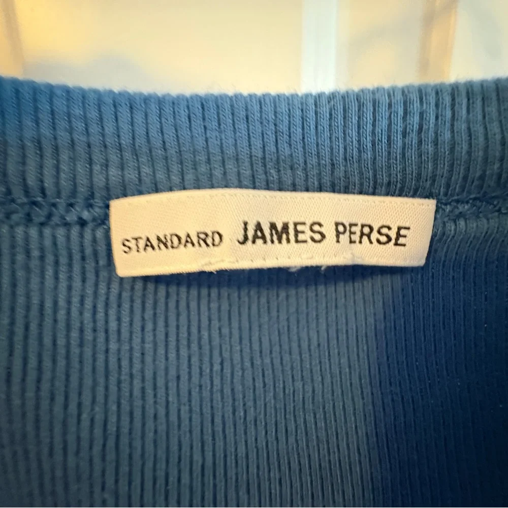 Cornflower blue 100% cotton James Perse tank dress. Never worn. Fits 8 or 10. - Picture 5 of 7